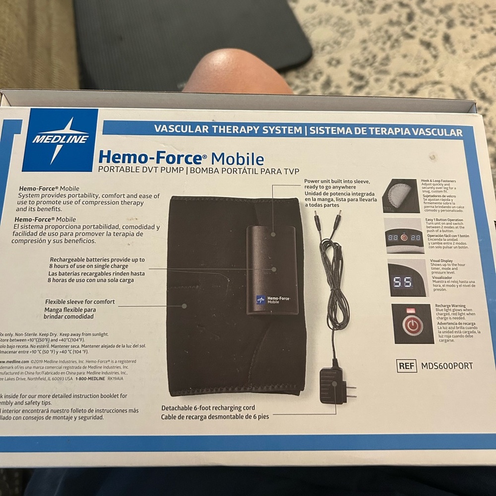 Medline Hemo-Force Mobile DVT Pump
